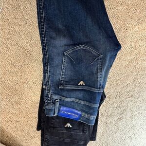 Emporio Armani Blue Denim Jeans with Classic Stitching